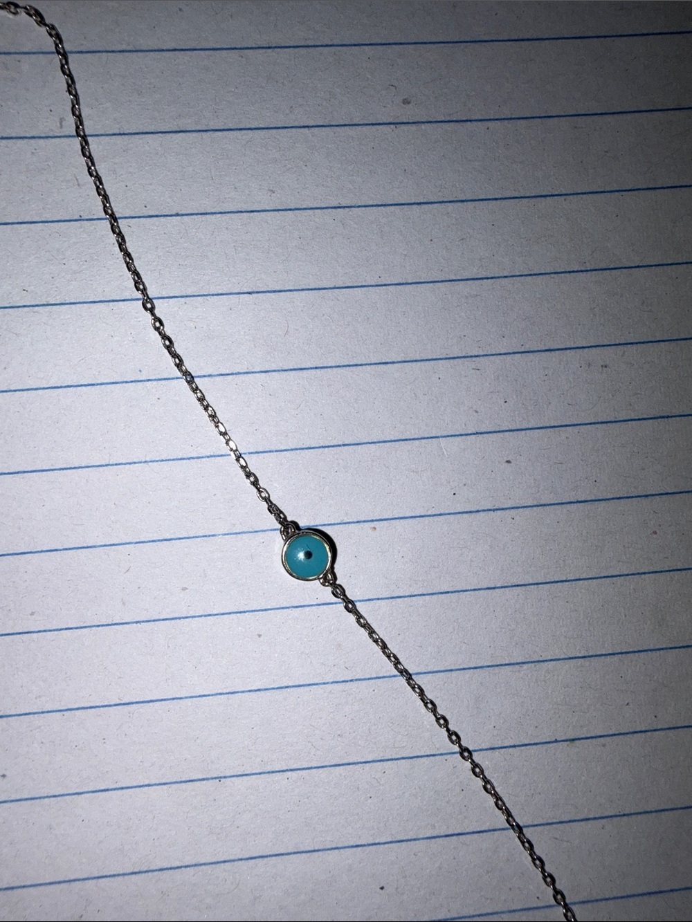 evil eye bracelet, real silver
